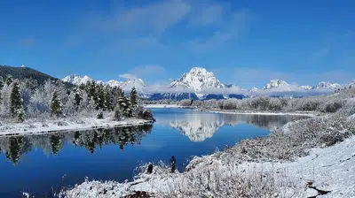 Snow on memorial day - Oxbow Bend GTNP
